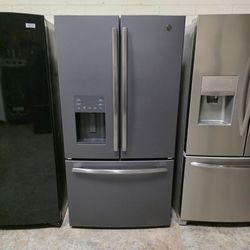 GE slate Black French Door Refrigerator