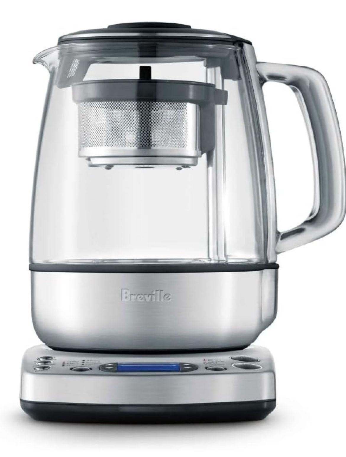 Breville BTM800XL Tea Maker Infuser and Water Kettle, 51 oz, Brushed Stainless Steel and Glass