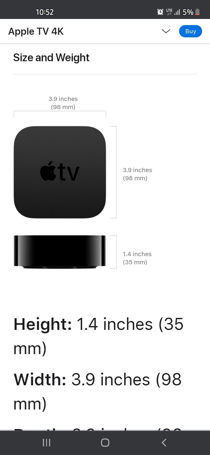 Apple 4k HDr TV Streaming 