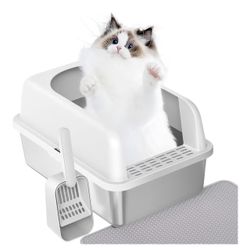Like New Stainless Steel Cat Box