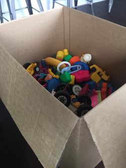 Huge giant box of vintage toys and parts