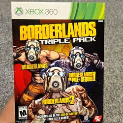 borderlands triple pack - xbox 360