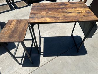 Small Computer Desk  with Storage bag