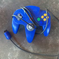 Nintendo 64 Blue Controller 