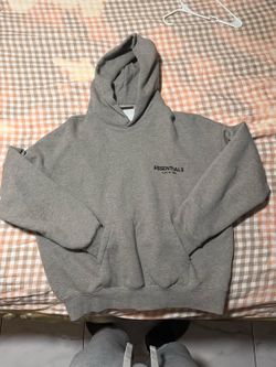Essentials Grey Hoodie size L