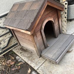Solid Wood Dog House