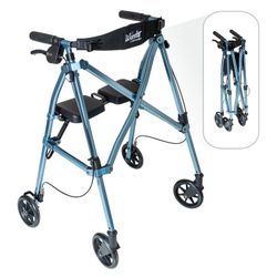 Stander Wonder Rollator, Lightweight Folding Space Saver Mobility #1709D T2