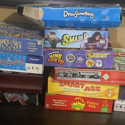 Lot Of 10+ Used Board Games.  