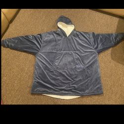 Winter Soft Plush Comfy Nightware Adult Kid Fleece Blanket Hoodie Hoody Pullover