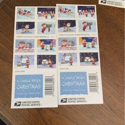 Charlie Brown Christmas Stamp Book