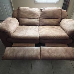 Microfiber Loveseat Recliner