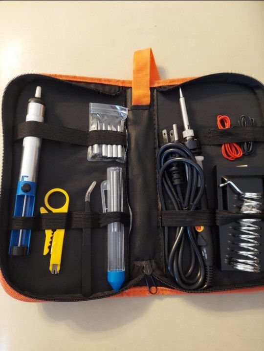 Soldering Iron Kit, 80W LCD Digital Soldering Gun with Adjustable Temperature Controlled

