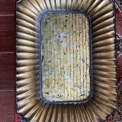 Heavy Mosaic Tray 20 Inches By 14 Inches