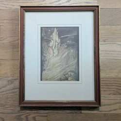 Vintage Illustration: "Wotan Encircles Rock" by Arthur Rackham (1910)