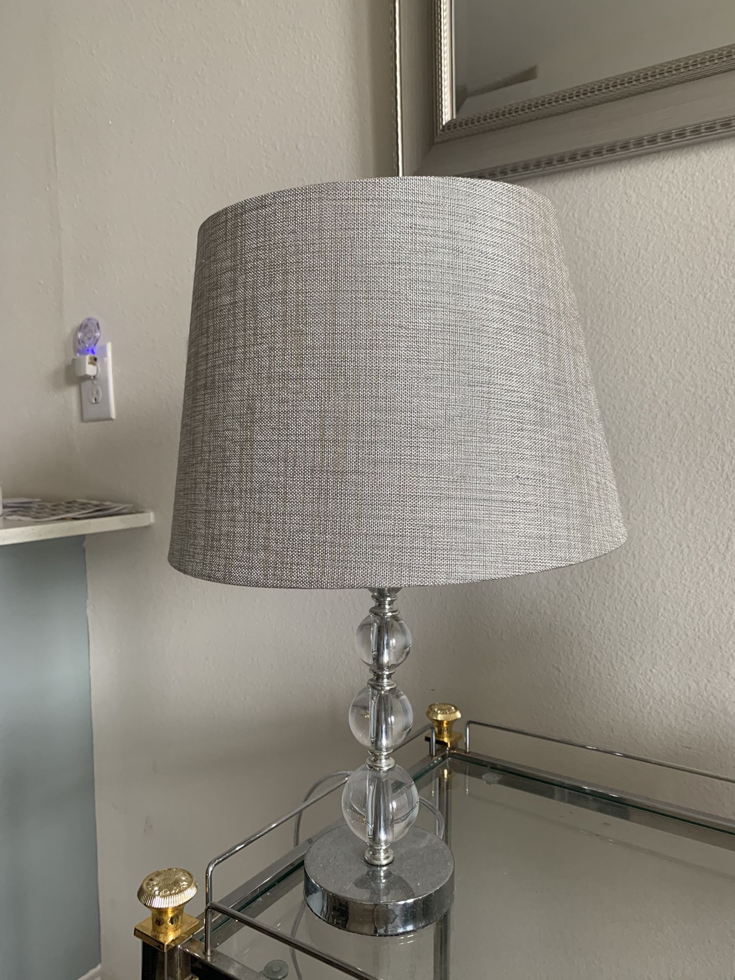 Target Grey and Silver Lamp