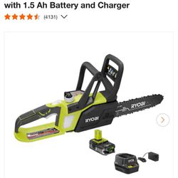ONE+ 18V 10 in. Battery Chainsaw with 1.5 Ah Battery and Charger
