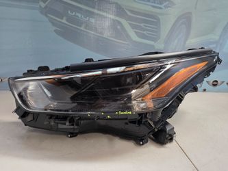 2020-2025 TOYOTA HIGHLANDER LEFT FULL LED NON-ADAPTIVE BLACK BEZEL HEADLIGHT