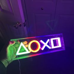 playstation led neon 