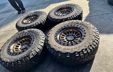Rines Nuevow 17*9 para Toyota Tacoma Chevy Silverado For F150 GMC Nissan Com man gas 285/70/17 Bfgoodich