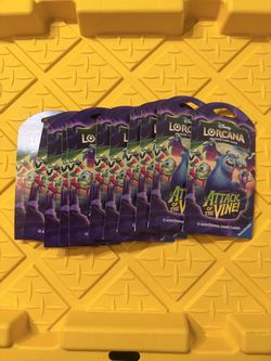 Disney Lorcana Attack of the Vine Booster Packs