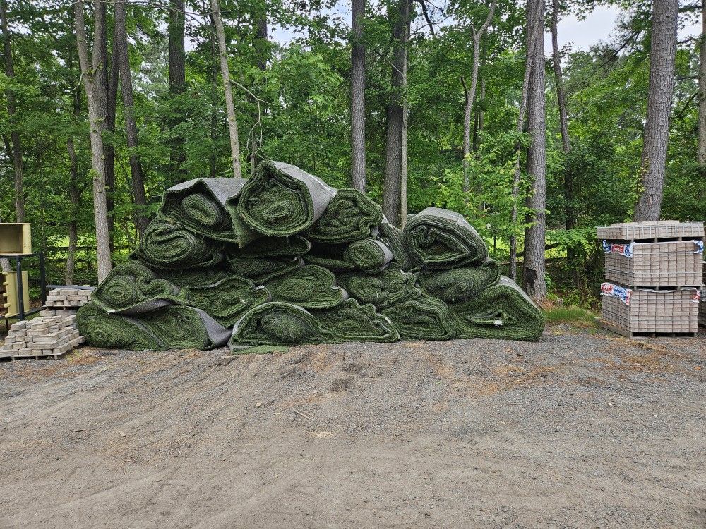 Large Rolls of artificial turf 6'x 150' No Infill