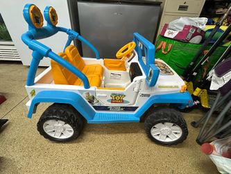 Disney   Pixar   Toy   Story   Power Wheels Kids Electric   12V   Car   Ride   On   Jeep   Wrangler