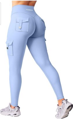 YEOREO CoreFlex Women Workout Cargo Leggings
Hidden Scrunch, Butt Lifting, Gym, Yoga Pants, 25"/28"