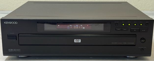 Kenwood 5 Disc DVD VCD CD Changer Player DV-605 No Remote - Tested