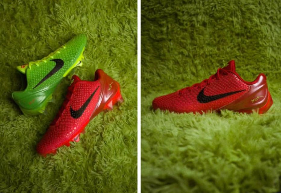 Mismatch Grinch Nike vapor Edge Kobe 6 SE