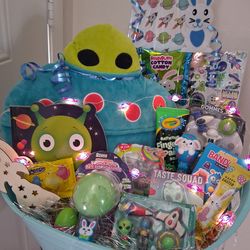 Alien Easter Basket $40 comes in clear bag with bow
