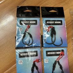 Assist Fishing Hook Size (5),(6),(8),(9) $8