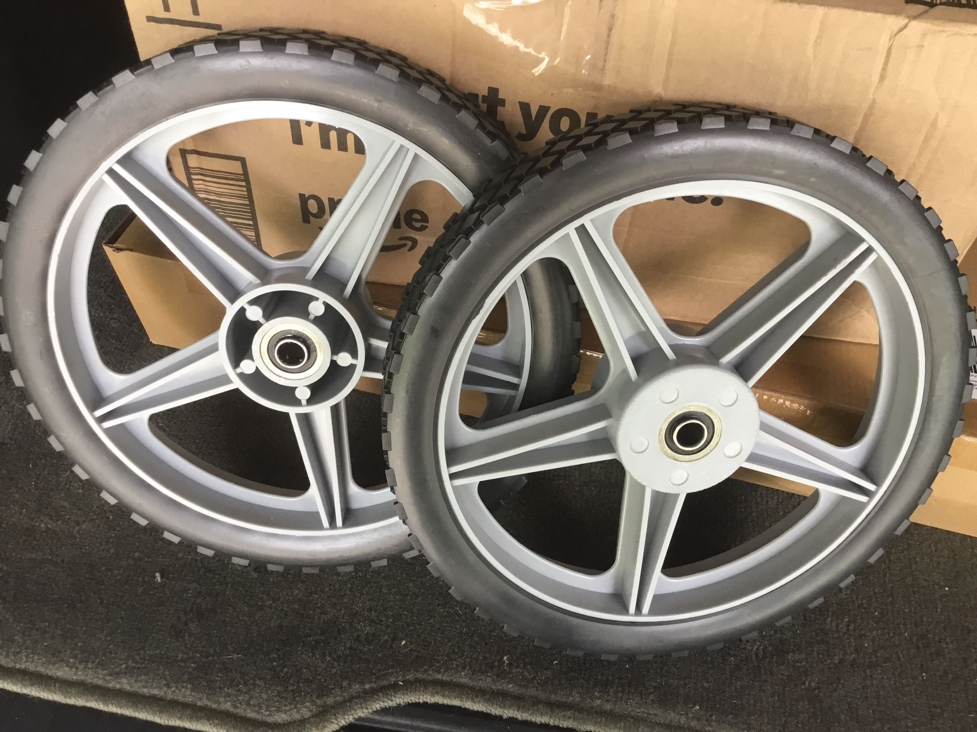 Rear Lawn Mower Wheels (3 Total In Set)