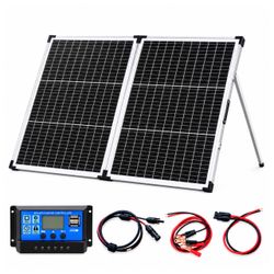 140W Outdoor Foldable Monocrystalline Solar Panel System