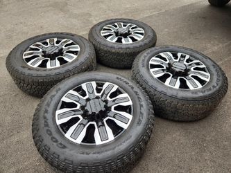 gmc denali 2500 factory 20" wheels and tires