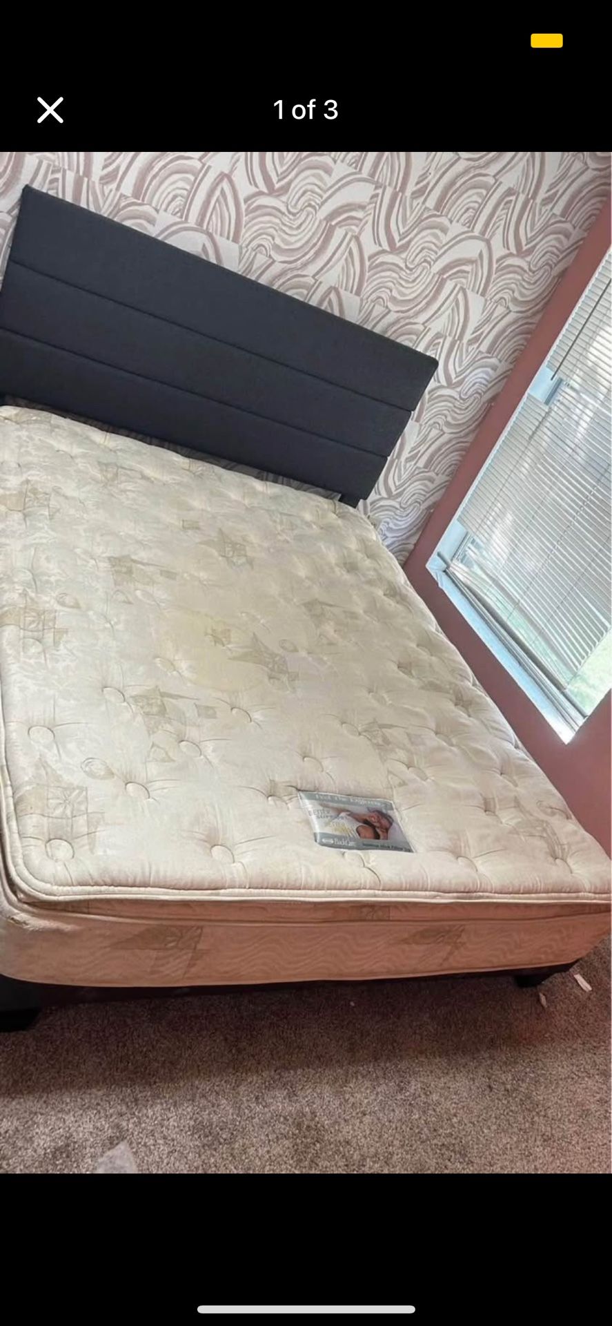 PICK UP TODAY FOR $50 queen size mattress 