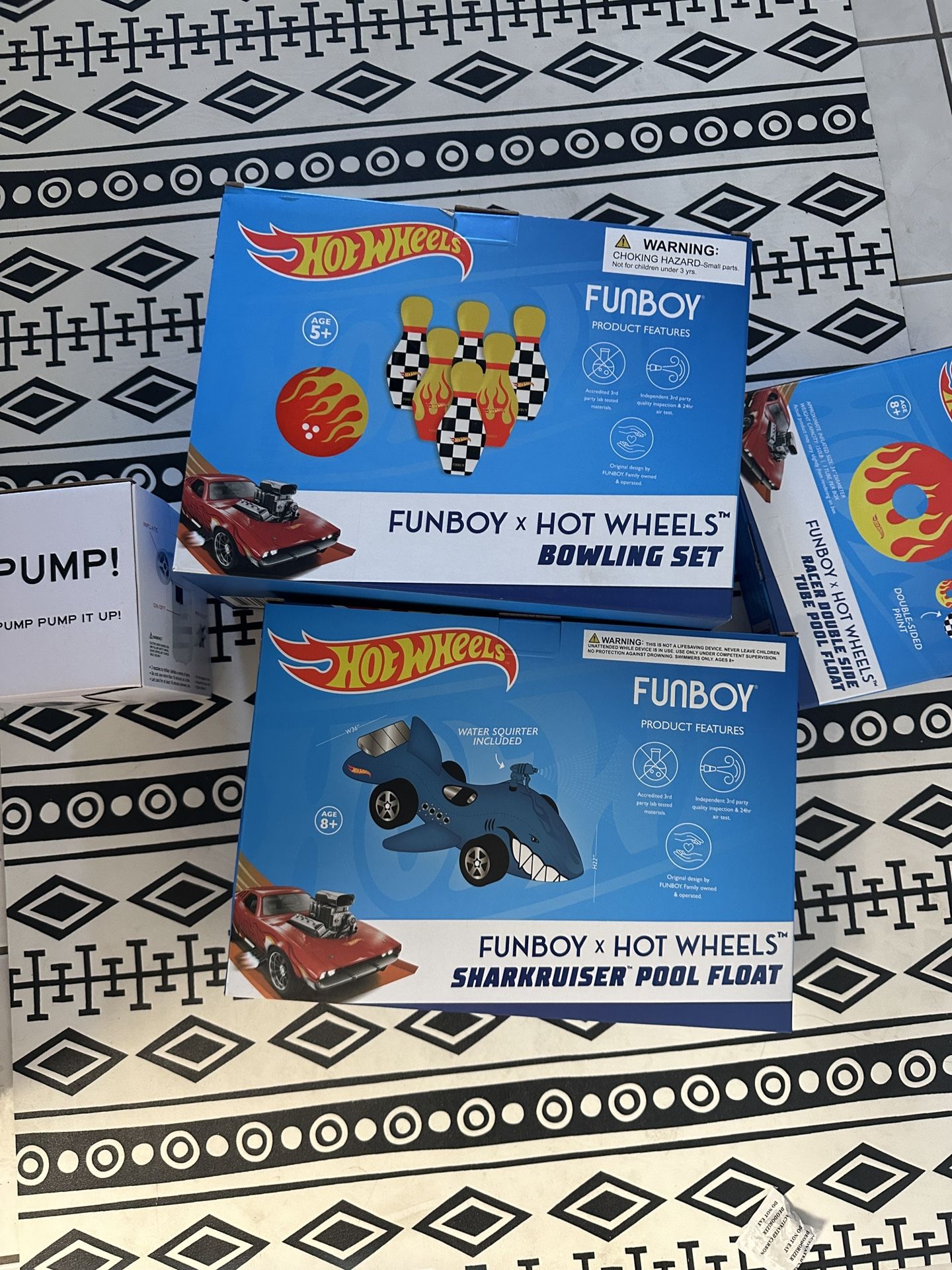 Hot Wheels X Fun Boy Pool Toys For Summer Play