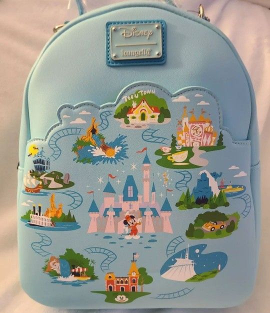 Loungefly Disneyland 65th Anaversary Small Backpack 