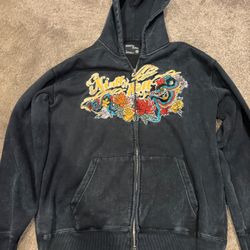 Ninth Hall Black Graphic (Hoodie Size Large)