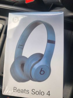NEW SEALED Beats Solo 4 Wireless Headphones – Blue | Apple & Android