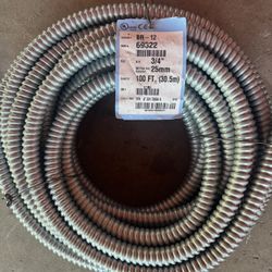 3/4 Metal Flex.   100 Feet 