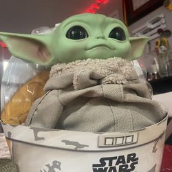 Star Wars Mandalorian The Child 11" Plush Baby YodaDoll Grogu Soft Mattel New