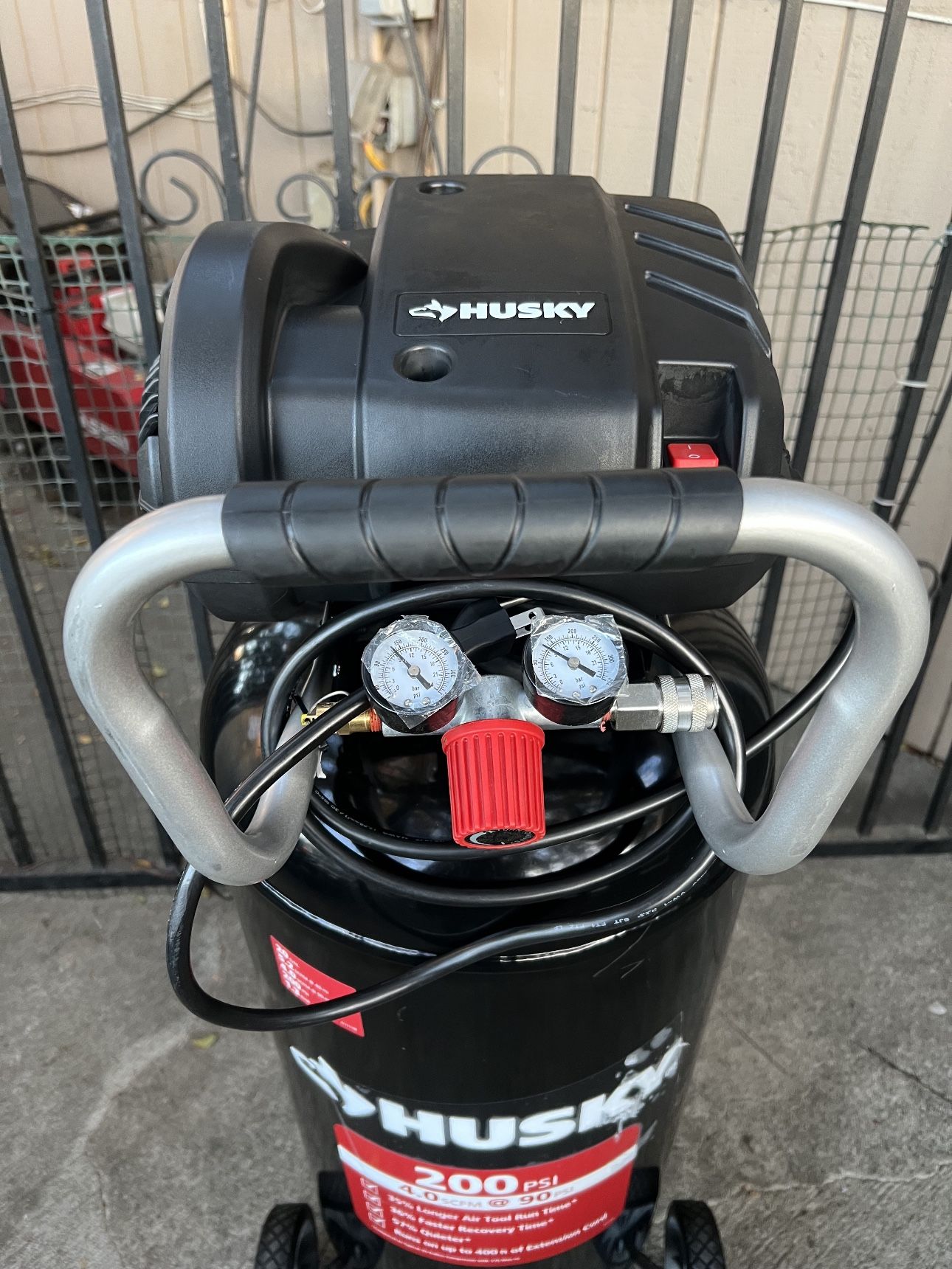 Husky 20 Gal. 200 PSI Oil Free Portable Vertical Electric Air