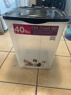 Pet Food Storage, 40 Lbs.
