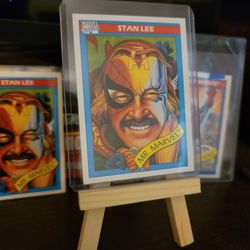 Marvel 1990 Stan Lee Card! Mint! Rare!