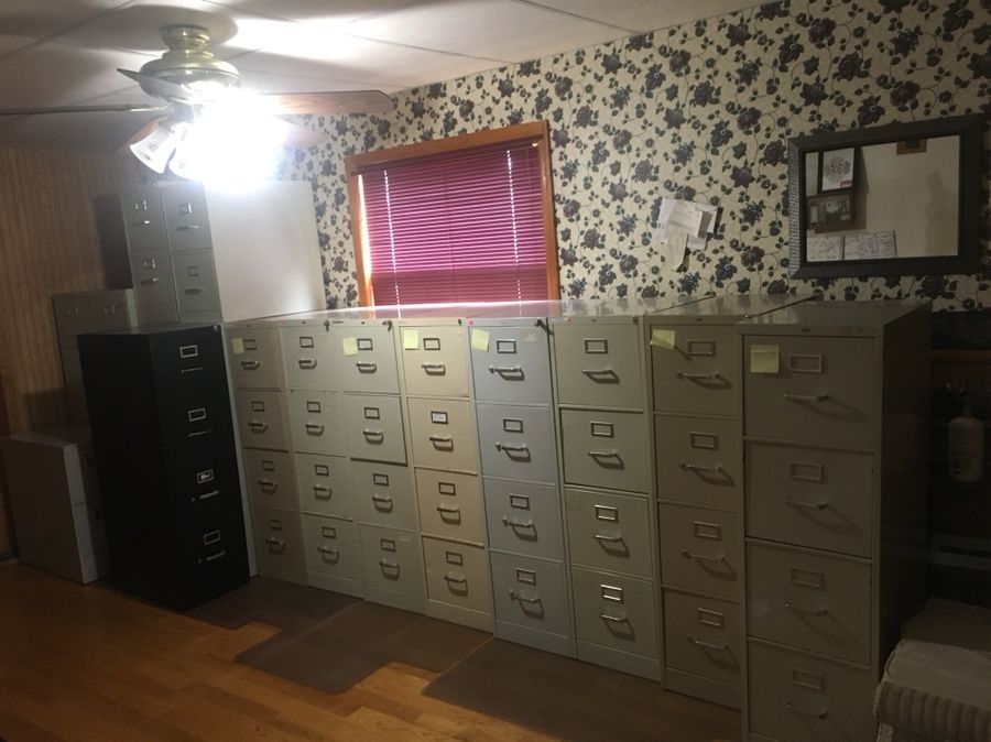 Files cabinet with no keys but still opens thank