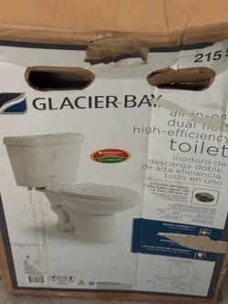 Glacier Bay Dual Flush High-Efficiency Toilet Toilets