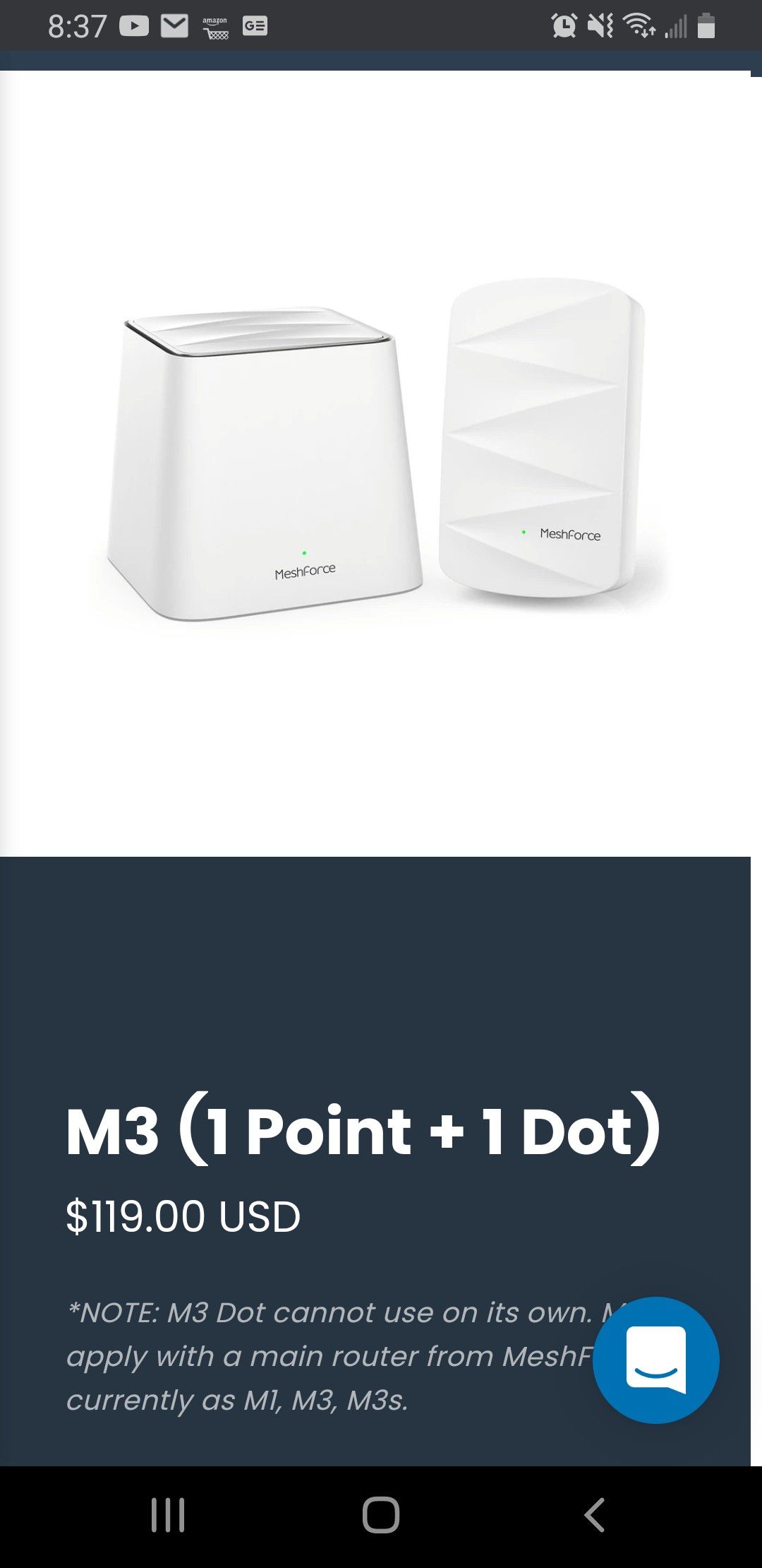 M3 wifi mesh router system
