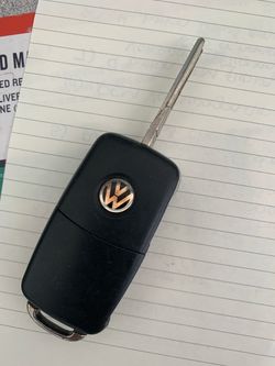 Volkswagen OEM Key Fob with Key Blade –