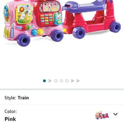 VTech Sit-To-Stand Ultimate Alphabet Train (Frustration Free Packaging),  Pink