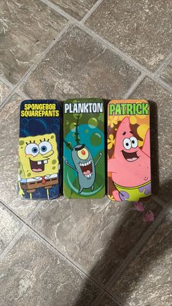 Vintage SpongeBob, Patrick and plankton watches